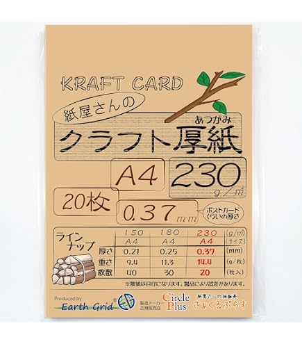 Amazon | エレコム クラフト紙 ペーパークラフト用紙 A4 30枚 高光沢